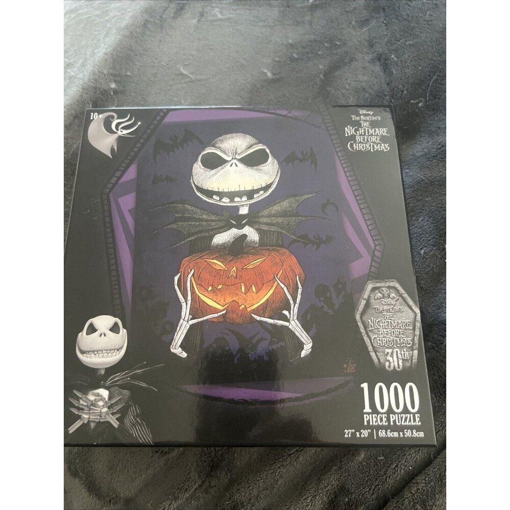 Disney The Nightmare Before Christmas 30th Anniversary Jigsaw 1000 pc Puzzle NEW
